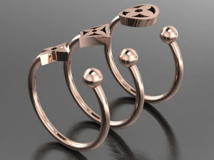 ring set 1 3D Model