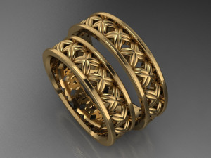 ring set 2 3D Модель
