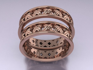 ring set 2 3D Модель