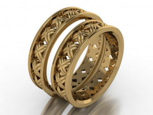 ring set 2 3D Модель