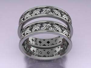 ring set 2 3D Модель