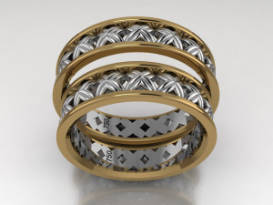 ring set 2 3D Модель