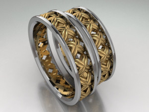 ring set 2 3D Модель