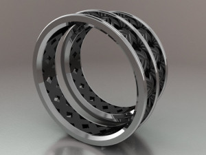 ring set 2 3D Модель