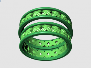 ring set 2 3D Модель