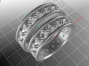 ring set 2 3D Модель