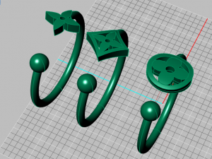 ring set 2 3D Модель