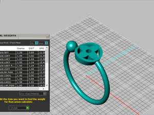 set di anelli 2 Modello 3D