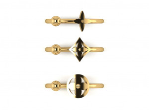 ring set 2 3D Модель