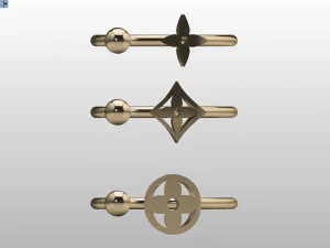 set di anelli 2 Modello 3D