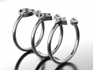 ring set 2 3D Модель