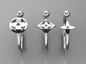 ring set 2 3D Модель