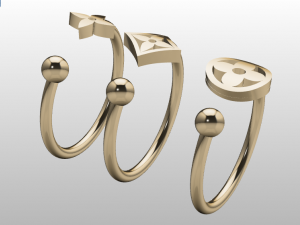 ring set 2 3D Модель
