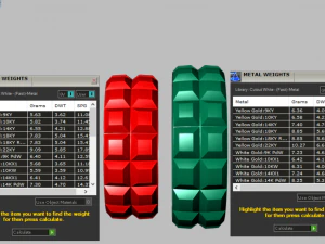 set di anelli 3 Modello 3D