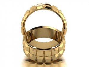 set di anelli 3 Modello 3D