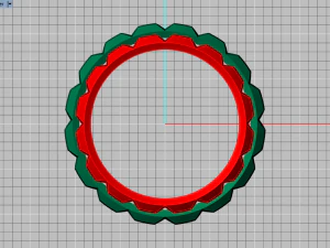 set di anelli 3 Modello 3D