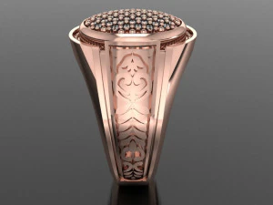 signet ring for men 3D Model