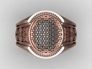 signet ring for men 3D Model