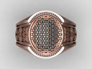 signet ring for men 3D Model