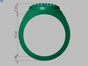 signet ring for men 3D Model
