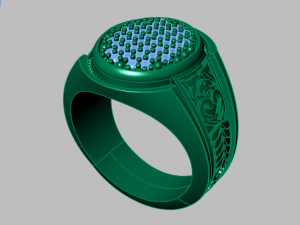 signet ring for men 3D Model