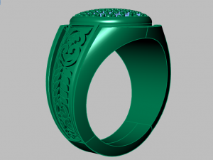 signet ring for men 3D Model