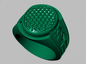 signet ring for men 3D Model