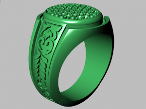 signet ring for men 3D Model