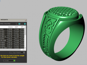 signet ring for men 3D Model