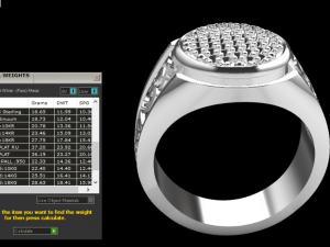 signet ring for men 3D Model