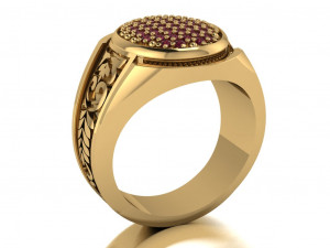 signet ring for men 3D Model