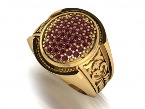 signet ring for men 3D Model