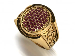 signet ring for men 3D Model