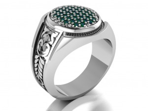 signet ring for men 3D Model