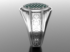 signet ring for men 3D Model