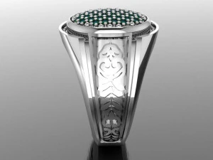 signet ring for men 3D Model