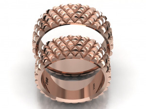 ring set 4 Model 3D
