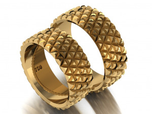 ring set 4 Model 3D