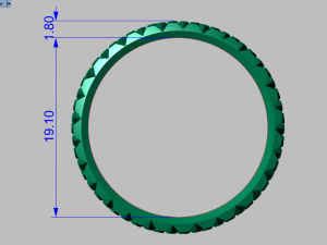 ring set 4 Model 3D