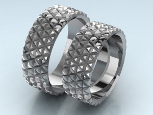 ring set 4 Model 3D