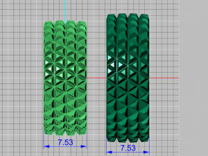 ring set 4 Model 3D