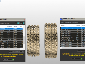 ring set 4 Model 3D