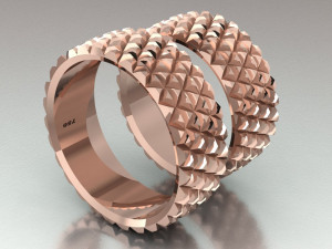 ring set 4 Model 3D