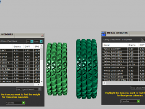 ring set 4 Model 3D