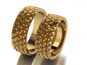 ring set 4 Model 3D