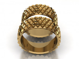 ring set 4 Model 3D