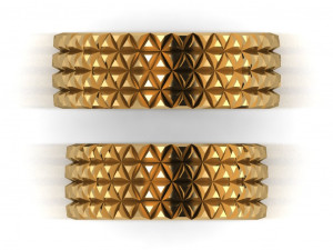 ring set 4 Model 3D