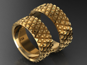 ring set 4 Model 3D