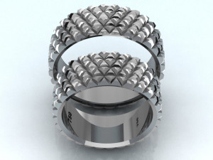 ring set 4 Model 3D