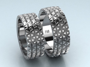 ring set 4 Model 3D